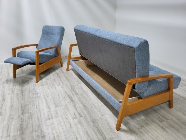 VÝPRODEJ: Sedací souprava ICONA wersalka + relax křeslo