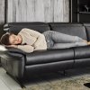 Kožená rohová sedací souprava TRAPANI 2 s relax funkcí