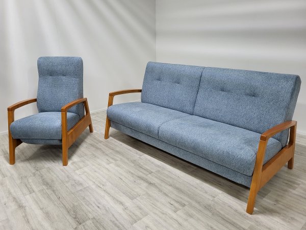 VÝPRODEJ: Sedací souprava ICONA wersalka + relax křeslo