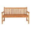 Zahradní lavice Cabo, teak, přírodní, 150×62×92 cm – House Nordic