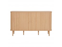 Nikko skříňka, 2 dvířka, přírodní, 140×40×79 cm – House Nordic