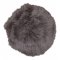 Kulatý podsedák z pravé ovčí kůže, barva mushroom, Ø35 cm – House Nordic
