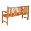 Zahradní lavice Cabo, teak, přírodní, 150×62×92 cm – House Nordic