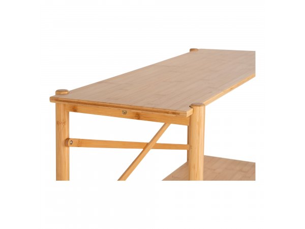 Konzolový stolek Manaus, bambus, přírodní, 83×32×80,5 cm – House Nordic