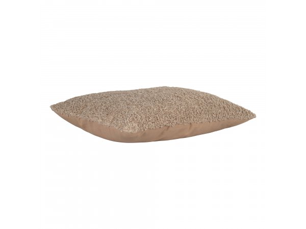 Polštář Tavira, šedo-hnědý bouclé, 45×60 cm – House Nordic