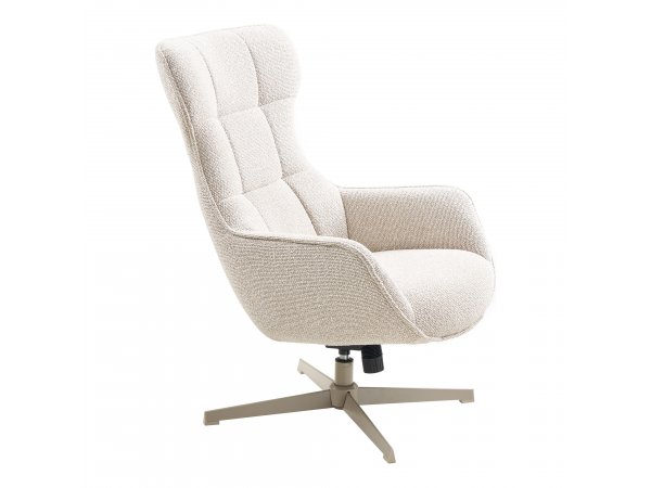 Křeslo Turin, béžové, otočné – House Nordic
