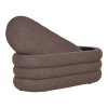 Lavice Dartford, teddy, hnědá, 103×45×44 cm – House Nordic