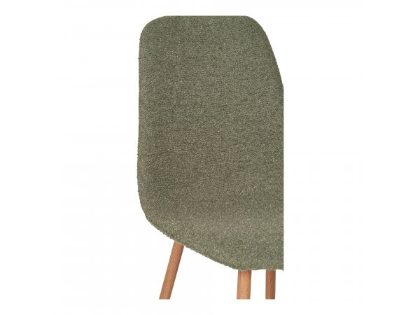 Jídelní židle Stockholm, bouclé, tmavě zelená – House Nordic