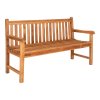 Zahradní lavice Cabo, teak, přírodní, 150×62×92 cm – House Nordic