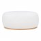 Taburet Manhattan, teddy, bílý, 54,5×88,5×36 cm – House Nordic