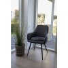 Kulatý podsedák z pravé ovčí kůže, šedý, Ø35 cm – House Nordic