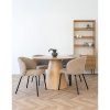 Jídelní židle Safira, bouclé, béžová – House Nordic