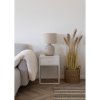 Noční stolek Vita, 1 zásuvka, bílý, bílý rám– House Nordic