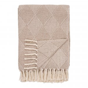 Přehoz Bursa, taupe, 130×180 cm – House Nordic