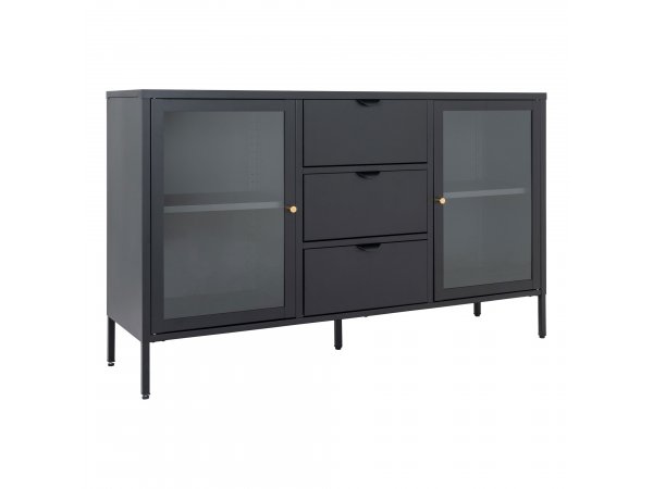 Komoda Dalby, černá, 140×40×85 cm – House Nordic