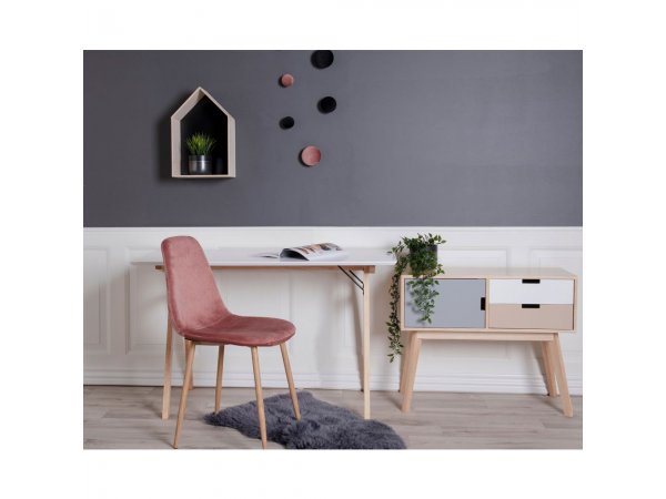 Kožešina House Nordic, přírodní ovčí kůže, šedá, 50×85 cm – House Nordic