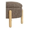Taburet Medas, hnědý, Ø45×36 cm – House Nordic