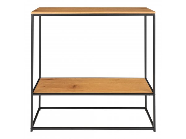 Konzolový stolek Vita, dekor dub, černý rám – House Nordic