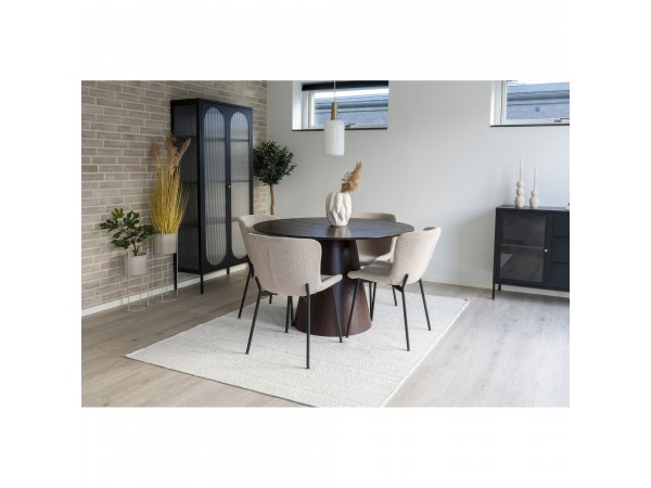 Jídelní židle Maceda, bouclé, béžová – House Nordic