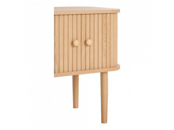 Nikko noční stolek, 2 dvířka, přírodní, 45×40×50,5 cm – House Nordic