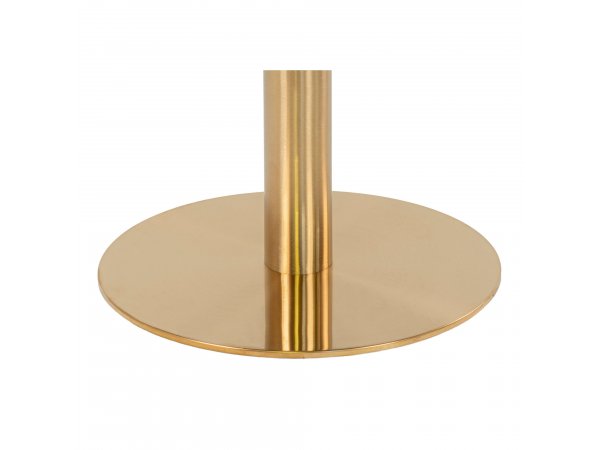 Jídelní stůl Bolzano, kulatý, mramorový dekor, 70×70×75 cm – House Nordic