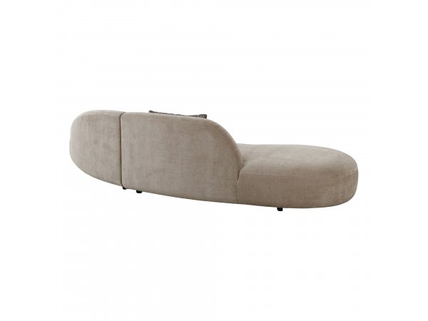 Pohovka Venice, 3místná, žinylka, přírodní, 318×90×72 cm – House Nordic