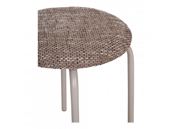 Taburet Asmara, hnědý mix, 44×44×44 cm – House Nordic