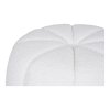 Taburet Paisley, kulatý, bouclé, off-white, ø48×38 cm – House Nordic