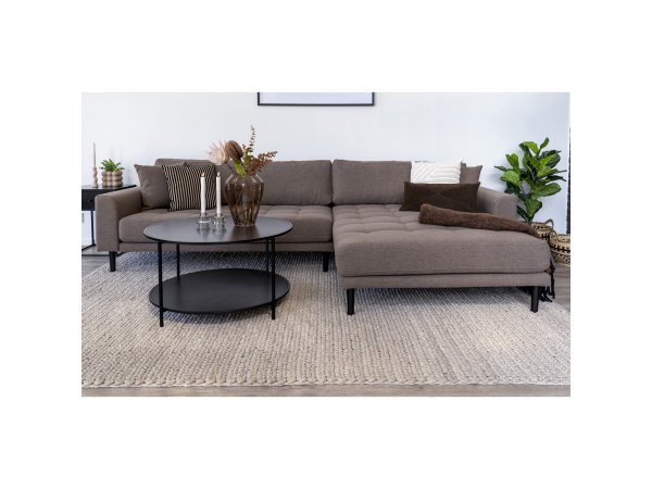 Konferenční stolek Vita, kulatý, černý – House Nordic