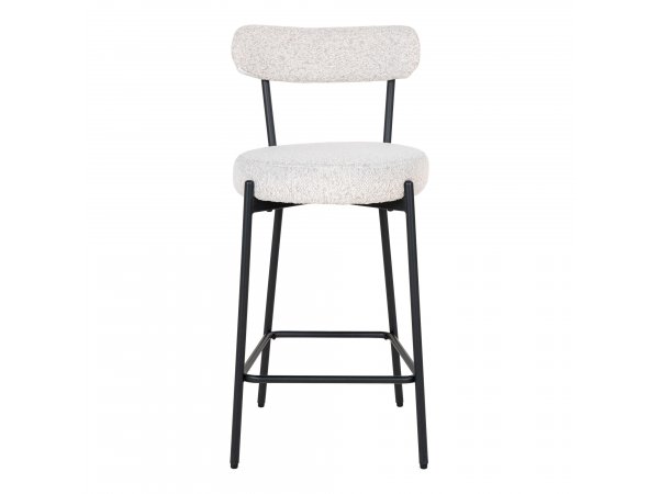 Barová židle Badalona, bílé bouclé – House Nordic