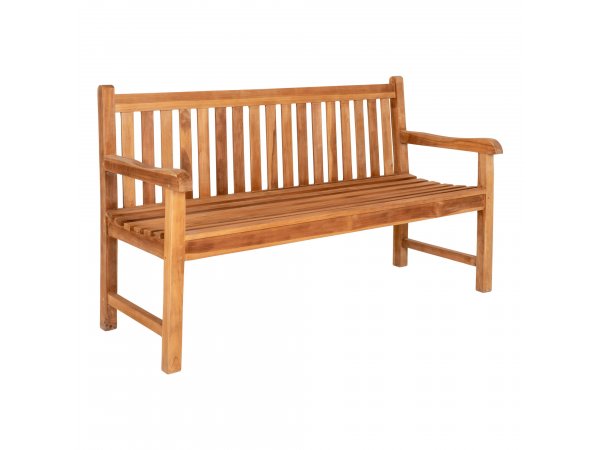 Zahradní lavice Cabo, teak, přírodní, 150×62×92 cm – House Nordic