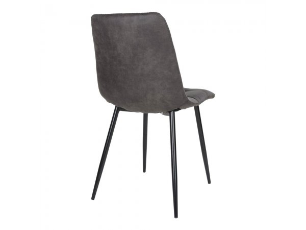 Jídelní židle Middelfart, mikrovlákno, tmavě šedá – House Nordic