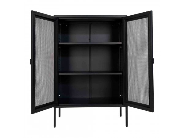 Skříň Melbourne, černá, 80×40×120 cm – House Nordic