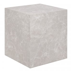 Konferenční stolek Prague, béžový mramor, 40×40×45 cm – House Nordic