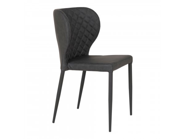 Jídelní židle Pisa, tmavě šedá, ekokůže – House Nordic