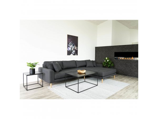 Konferenční stolek Vita, obdélníkový, černý – House Nordic