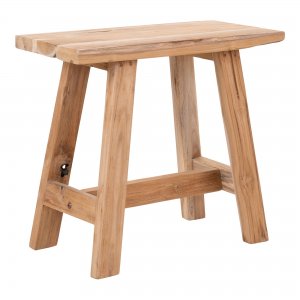 Odkládací stolek Barcelona, teakové dřevo, přírodní, 50×25×45 cm – House Nordic