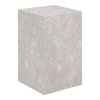 Konferenční stolek Prague, béžový mramor, 30×30×50 cm – House Nordic