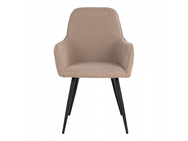 Jídelní židle Harbo, bouclé, béžová, 65×57×87 cm – House Nordic