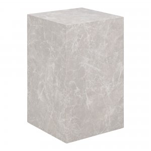 Konferenční stolek Prague, béžový mramor, 30×30×50 cm – House Nordic