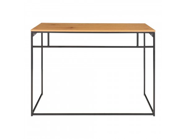 Psací stůl Vita, dekor dub, černý kov – House Nordic