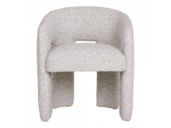 Křeslo Monroe, čalouněné, přírodní, 74×58×55 cm – House Nordic