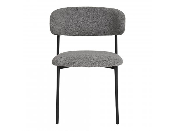 Jídelní židle Mira, bouclé, světle šedá, 55×59×79,5 cm – House Nordic