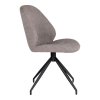 Jídelní otočná židle Monte Carlo, šedá, 60×50×88 cm – House Nordic
