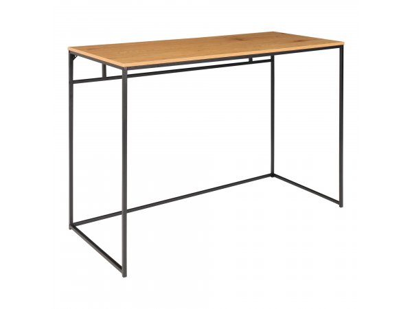 Psací stůl Vita, dekor dub, černý kov – House Nordic