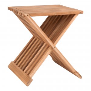 Zahradní odkládací stolek Erto, teak, 35×40×45 cm – House Nordic