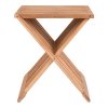 Zahradní odkládací stolek Erto, teak, 35×40×45 cm – House Nordic