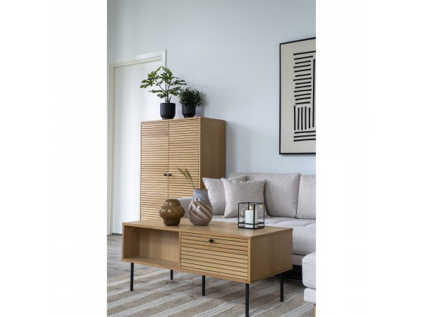 Konferenční stolek Kyoto, přírodní dub, 100×50×45 cm – House Nordic