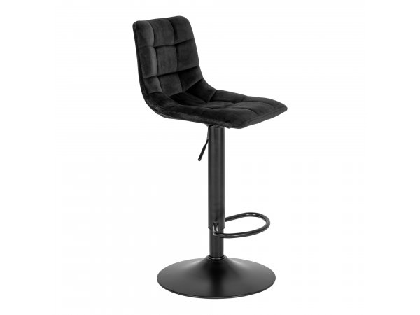 Barová židle Middelfart, černý samet – House Nordic