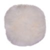 Čtvercový podsedák z pravé ovčí kůže, barva ivory, 35×35 cm – House Nordic